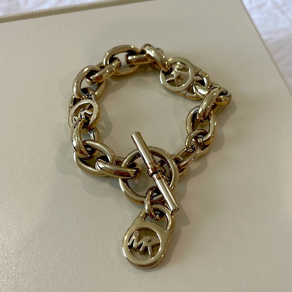 Michael Kors Gold Chain Link Bracelet